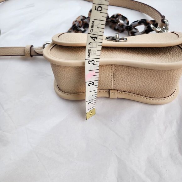 Coach Wavy Dinky Bag Crossbody Cream Pebbled Coachtopia Genuine Leather NWT Mini - Picture 10 of 10